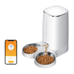 4L Automatic Pet Feeder WiFi Version with Double Bowl