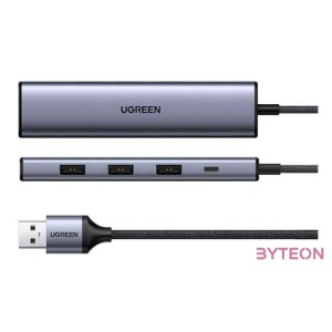 Hub UGREEN 5in1 adapter, USB 4x USB 3.0-ra