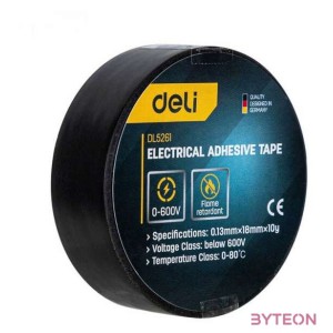 Elektromos szigetelőszalag Deli Tools EDL5261, 10m