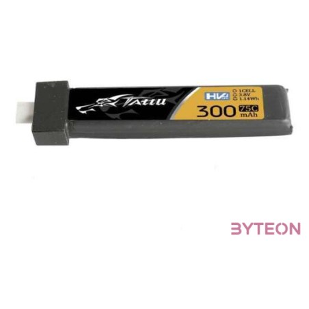Tattu LiPo 300mAh 3.8V 75C 1S1P HV BT2.0.5 akkumulátor (5db)