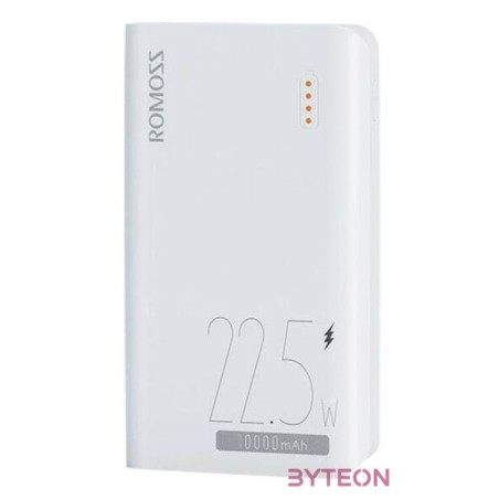 Romoss SENSE4SF Powerbank,10000mAh, 22.5W (fehér)