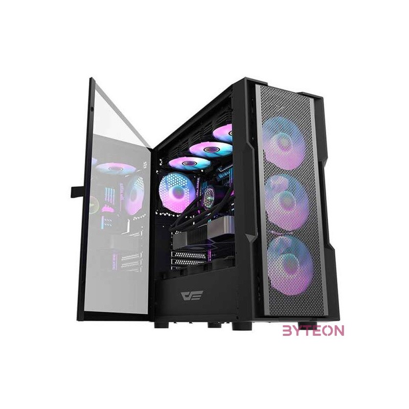 Darkflash DK431 Mesh számítógépház (fekete)