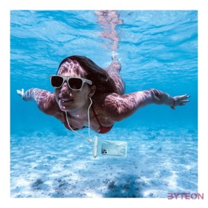 Baseus Cylinder univerzális vízálló tok okostelefonokhoz (fehér)