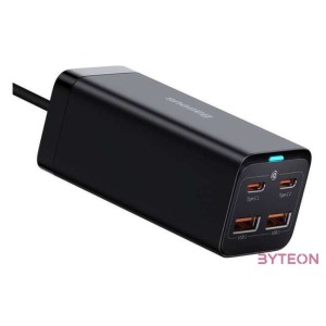 Baseus GaN3 Pro wall charger 2xUSB-C  2xUSB, 100W (black)