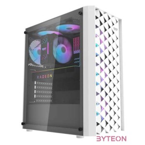 Darkflash DK351 Gépház 4 ventilátorral (fehér)