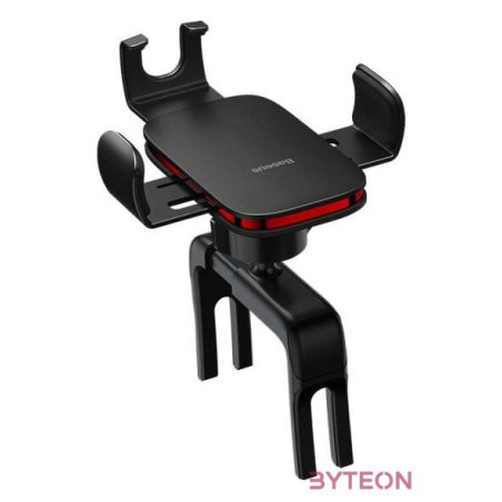 Baseus Metal Age II gravitational car phone holder to round ventilation grid (black)