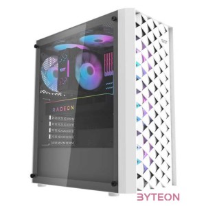 Darkflash DK351 Gépház 4 ventilátorral (fehér)