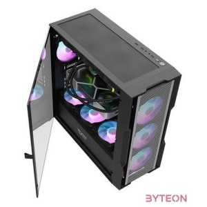 Darkflash DK431 Mesh számítógépház (fekete)