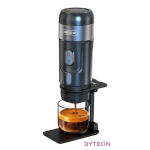 HiBREW H4A-premium  3 az 1-ben hordozható kávéfőző adapterrel és tokkal, 15 bar, 80W