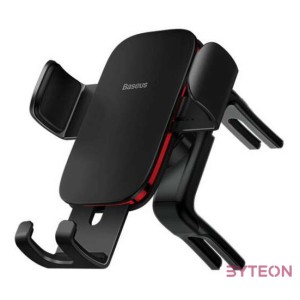 Baseus Metal Age II gravitational car phone holder to round ventilation grid (black)