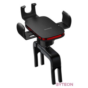 Baseus Metal Age II gravitational car phone holder to round ventilation grid (black)