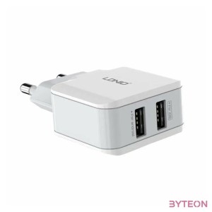 Wall charger LDNIO A2202, 2x USB, 12W (white)
