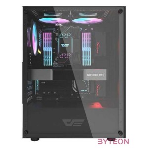 Darkflash DK100 számítógépház (fekete)