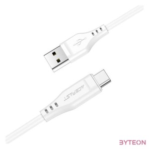 USB to USB-C Acefast C3-04 cable, 1.2m (white)