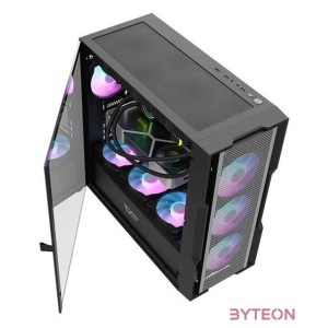 Darkflash DK431 Mesh számítógépház (fekete)