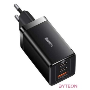 Baseus GaN5 Pro wall charger 2xUSB-C  USB, 65W (black)