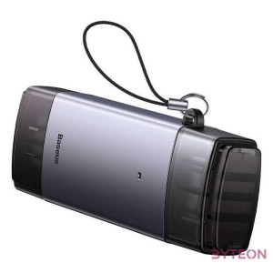 Baseus Lite Series SD,TF memóriakártya olvasó, USB  USB-C (szürke)