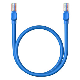 Round Cable Baseus Ethernet RJ45, Cat.6, 0,5m (blue)