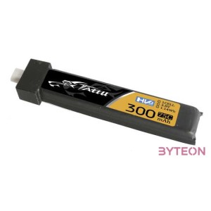 Tattu LiPo 300mAh 3.8V 75C 1S1P HV BT2.0.5 akkumulátor (5db)