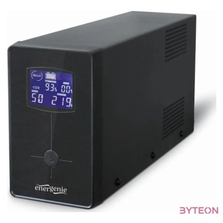 ENERGENIE EG-UPS-035 UPS with USB and LCD display 2000VA 2x Schuko  3x IEC socket black
