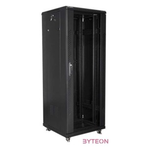 LANBERG FF01-6632-12B-kpl free-standing rack 19 demounted flat pack 32U,600x600mm black