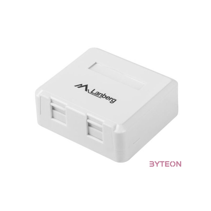LANBERG OK1-0002-W Surface-mount box for keystone 2 port