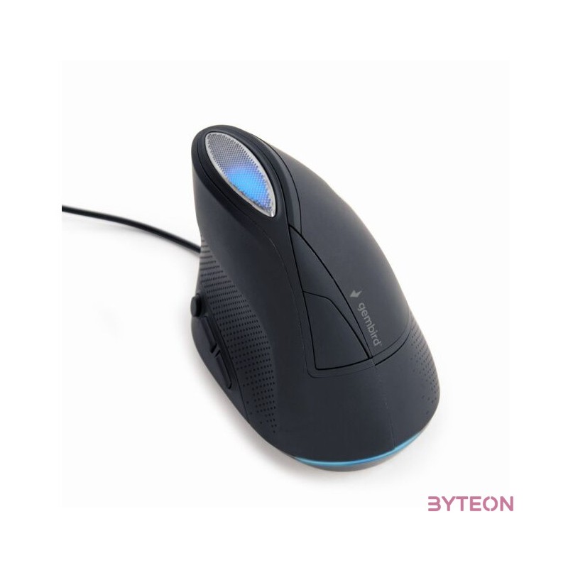 GEMBIRD MUS-ERGO-03 Ergonomic 6-button optical mouse spacegrey