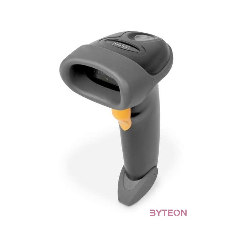 DIGITUS 2D Barcode Scanner bi-directional 200scans,sec 2m USB-RJ45 Cable with holder