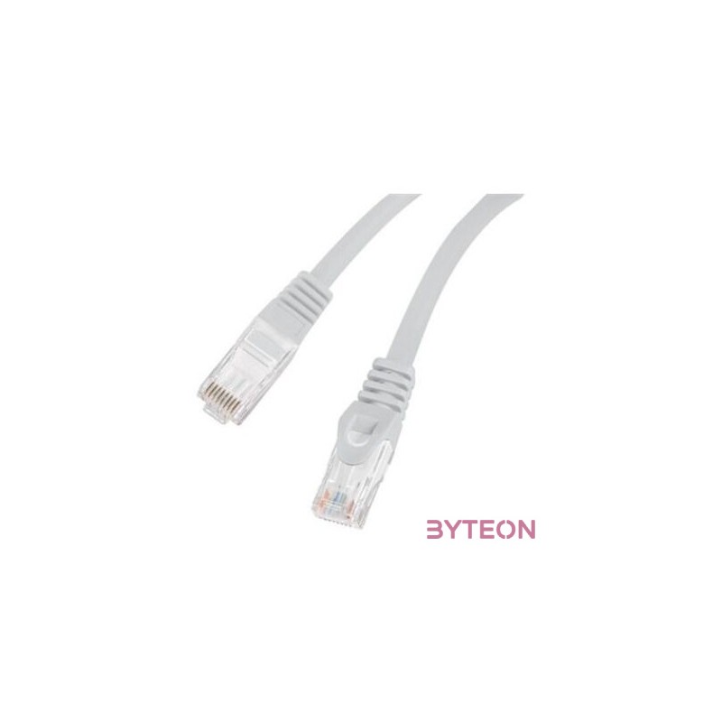 LANBERG Patchcord cat.6 UTP LSZH CU 10m grey Fluke passed