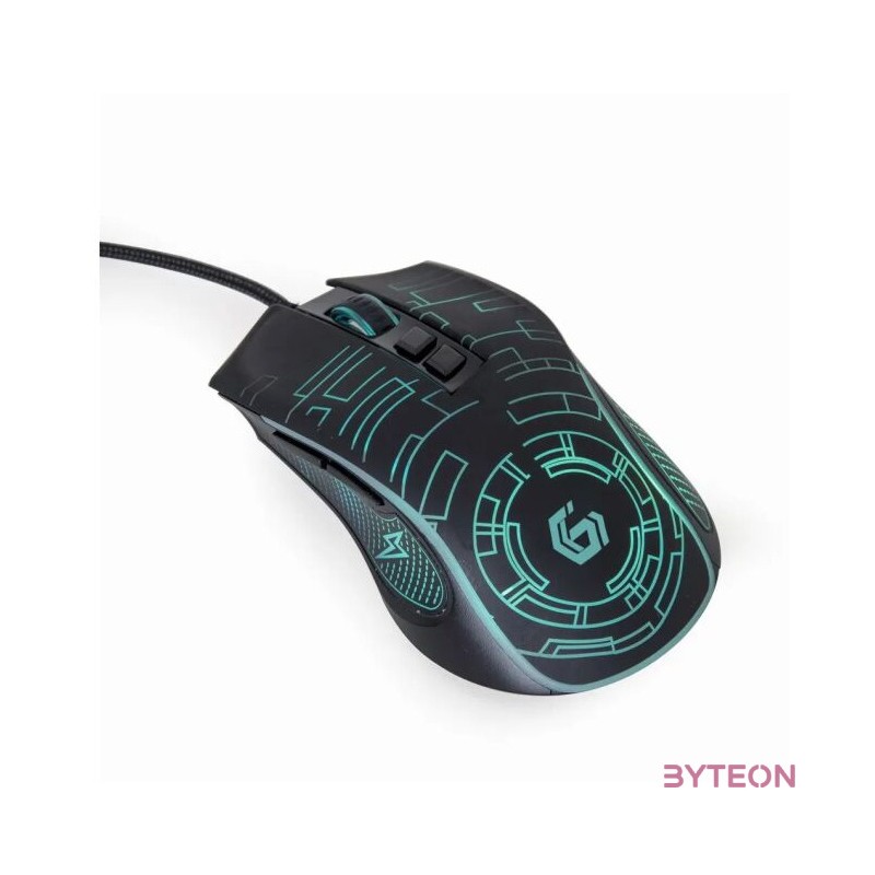 GEMBIRD MUSG-RGB-01 USB LED gaming mouse black