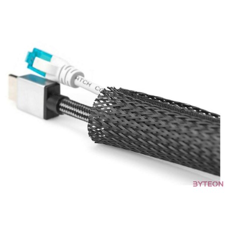 DIGITUS Cable Sock color black 2m