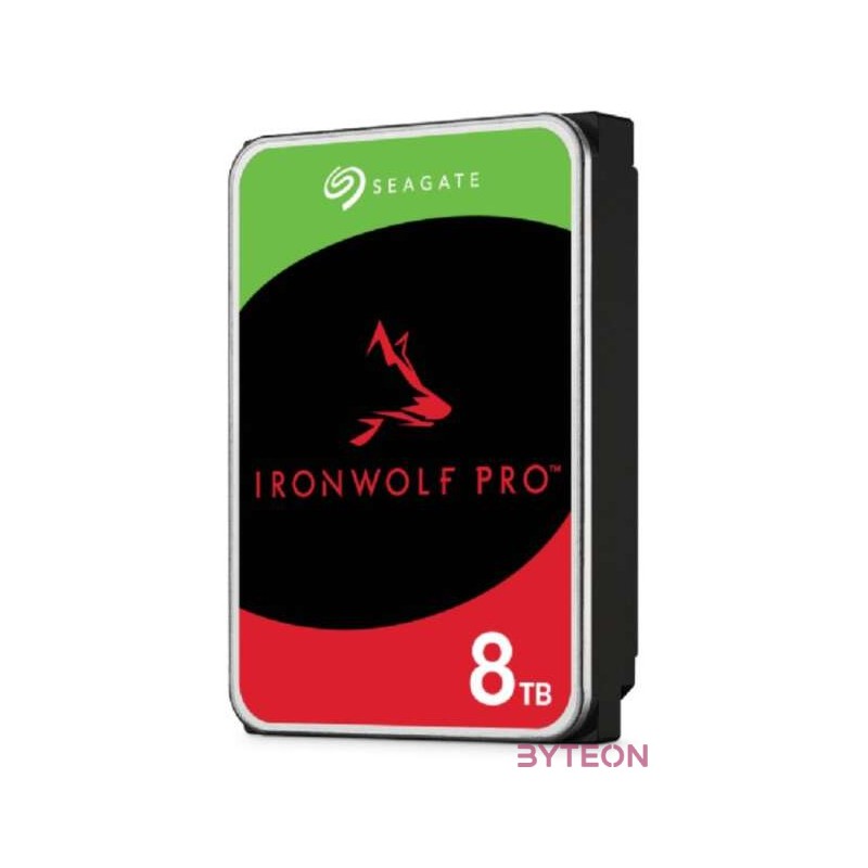 SEAGATE Ironwolf PRO Enterprise NAS HDD 8TB 7200rpm 6Gb,s SATA 256MB cache 8.9cm 3.5inch 24x7 for NAS RAID Rackmount Systeme BLK
