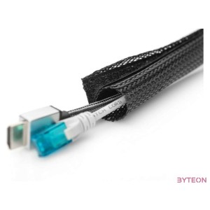 DIGITUS Cable Sock color black 2m