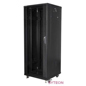 LANBERG FF01-6632-12B-kpl free-standing rack 19 demounted flat pack 32U,600x600mm black