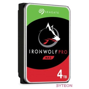 SEAGATE Ironwolf PRO Enterprise NAS HDD 4TB 7200rpm 6Gb,s SATA 256MB cache 8.9cm 3.5inch 24x7 for NAS RAID Rackmount systems BLK