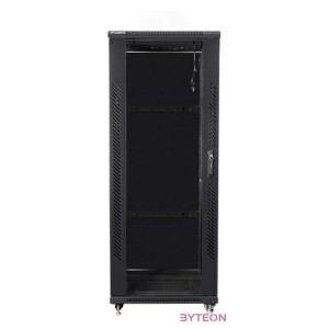 LANBERG FF01-6632-12B-kpl free-standing rack 19 demounted flat pack 32U,600x600mm black