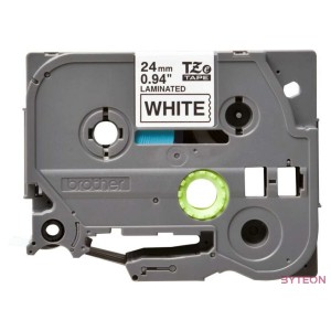 BROTHER TZeSL251 tape Black on White 24mm