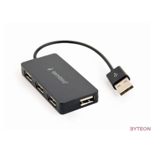 GEMBIRD USB 2.0 4-port hub black