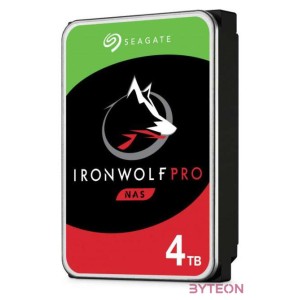 SEAGATE Ironwolf PRO Enterprise NAS HDD 4TB 7200rpm 6Gb,s SATA 256MB cache 8.9cm 3.5inch 24x7 for NAS RAID Rackmount systems BLK