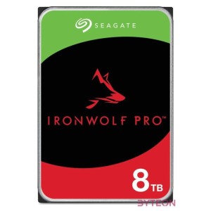 SEAGATE Ironwolf PRO Enterprise NAS HDD 8TB 7200rpm 6Gb,s SATA 256MB cache 8.9cm 3.5inch 24x7 for NAS RAID Rackmount Systeme BLK