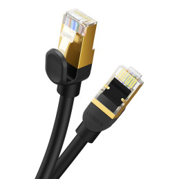 Network cable cat.8 Baseus Ethernet RJ45, 40Gbps, 0.5m (black)