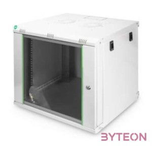 DIGITUS 19inch Wall Cabinet 9HE SoHoline RAL7035 grey without tray 505x600x450mm