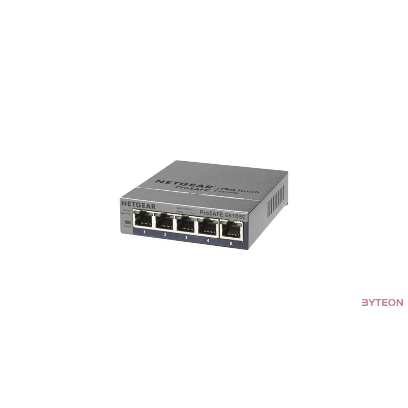 Netgear ProSAFE Plus GS105EV2 5-Port Gigabit Smart