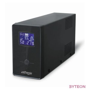 ENERGENIE EG-UPS-035 UPS with USB and LCD display 2000VA 2x Schuko  3x IEC socket black