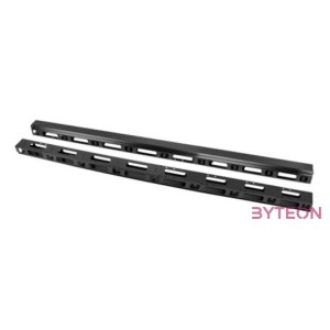 LANBERG vertical cable management panel 42U 2x for 19inch free-standing cabinets FF01  FF02 black