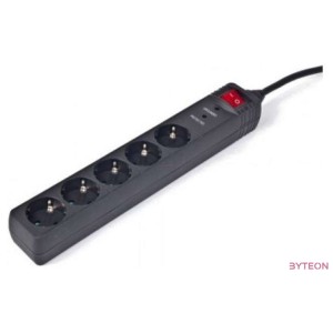 ENERGENIE SPG5-C-10 Surge protector 5 sockets Schuko 3m black
