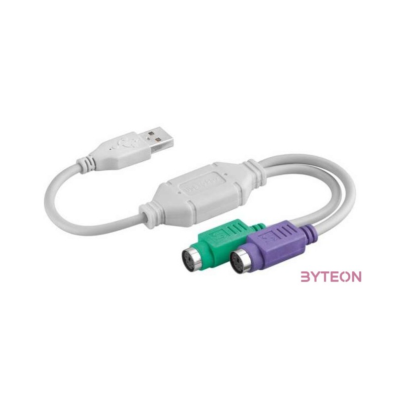 AKYGA AK-AD-15 Adapter USB-F , 2x PS,2-M
