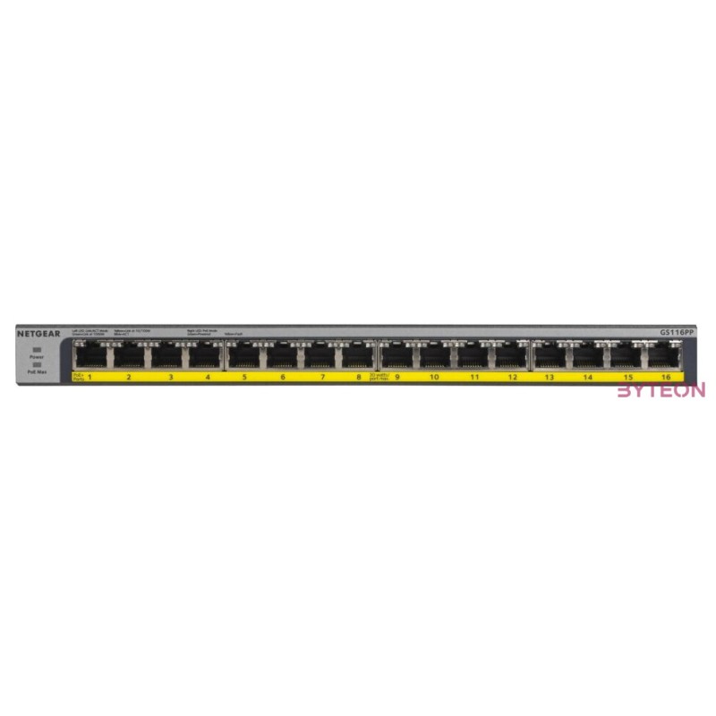NETGEAR 16PT POE,POEGIGABIT UNMANAGED SWITCH