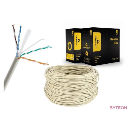 GEMBIRD UPC-6004SE-SOL UTP solid unshielded gray cable CCA cat 6 305m gray