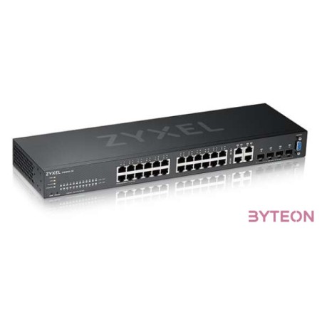 ZYXEL GS2220-28 EU region 24-port GbE L2 Switch with GbE Uplink 1 year NCC Pro pack license bundled
